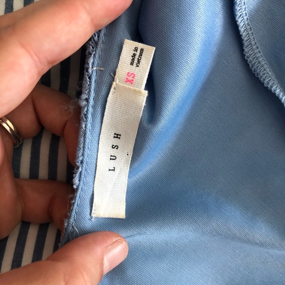 Blue lace petite summer dress - Picture 6 of 10